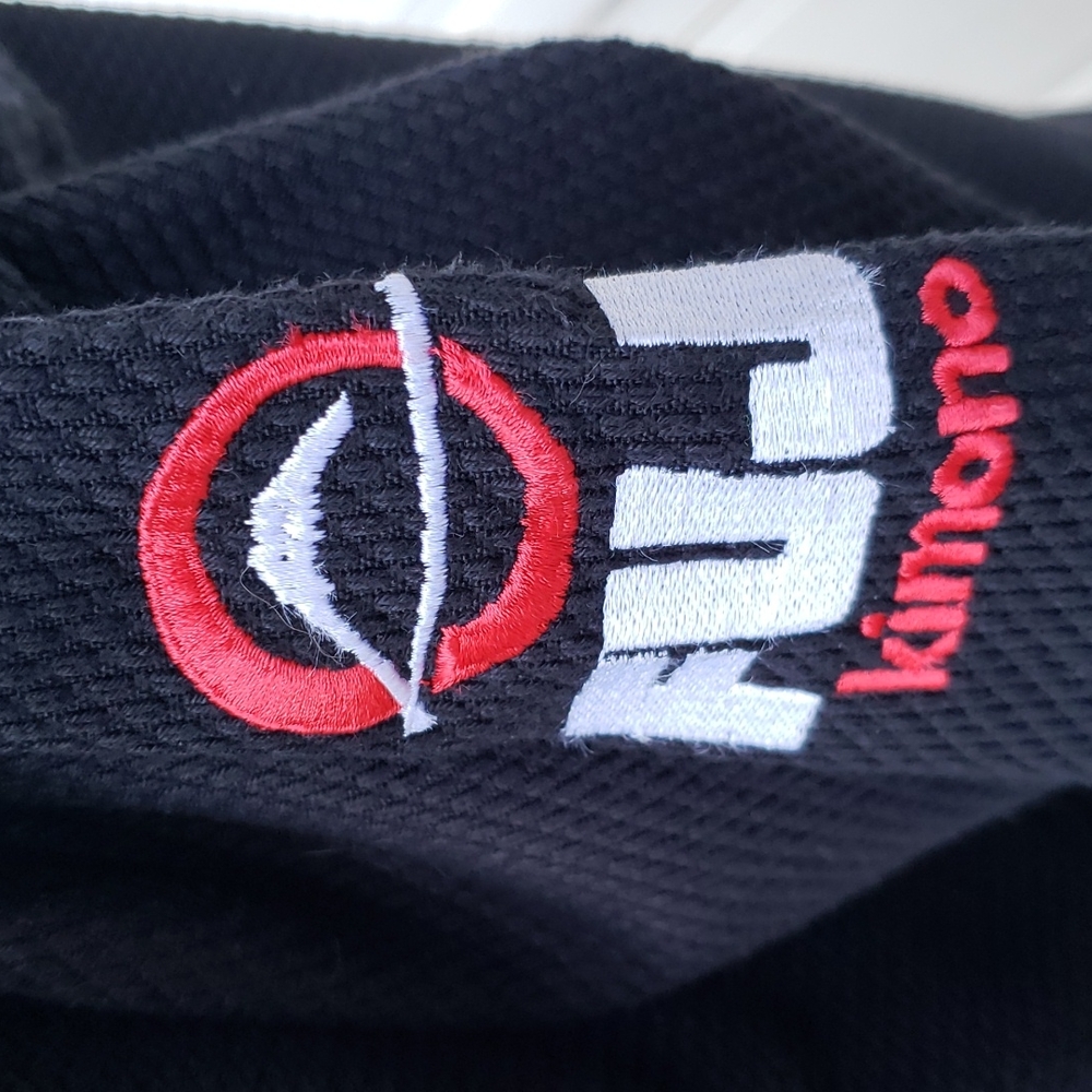 FUJI Full 3-Piece Martial Arts Gi Black with White Belt Size A5 3X - Picture 3 of 16